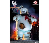 Ghostbusters estatua soft vinyl stay puft marshmallow man burning edition normal version 30 cm