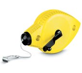 STANLEY Cordel de Trazado y Plomada 30m: Caja de Aluminio, Bloqueo de Cuerda, Herramienta 2 en 1, Manivela de Cierre, Durabilidad y Precisión, 0-47-100