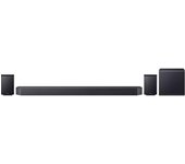 Samsung Barra de sonido Q-Series HW-Q990F, 11.1.4 ch, Bluetooth, Wi-Fi, subwoofer y altavoz trasero (2025)