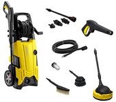Lavor - Hidrolimpiadora a presión 180 bares de presión con multiples accesorios, para una limpieza más a fondo de las superficies.