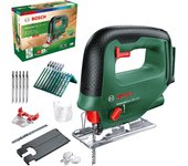 Bosch Home and Garden 0603011101 Bosch UniversalSaw 18V-100 (sin batería, Sistema de 18 V, con Juego de 15 Hojas de Sierra de calar, en Caja) - Edición de Amazon