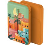 T'nb - Batería de repuesto 5000 mAh compatible con MagSafe, diseño elegante y colorido, recarga con cable posible, color naranja