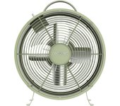 Cecotec Ventilador de Sobremesa EnergySilence 400 RetroDesk Green. 25W de Potencia, 8 Pulgadas, 4 Aspas aerodinámicas, Diseño minimalista, 2 Velocidades, Robusta y Base Estable