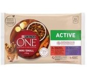 Comida Humeda para Perro Raza Pequeña PURINA ONE Buey y Pato 4 x 85gr