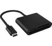 IB-CR301-C3 lector de tarjeta USB 3.2 Gen 1 (3.1 Gen 1) Type-C Negro, Lector de tarjetas