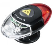 Topeak Headlux Luz LED para Casco Negro