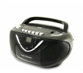 Metronic Radio CD con Cassete MP3 Negro
