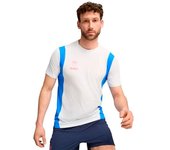 Puma - Camiseta King Pro Jersey, Unisex, White-Bluemazing, L