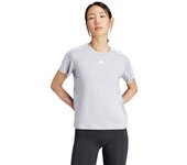 Adidas - Camiseta Train Essentials 3 bandas, Mujer, Glory Grey, L