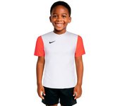Nike - Camiseta oficial Tiempo Premier II m/c Niño, Unisex, White-Bright Crimson, S