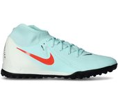 Nike - Bota de fútbol Phantom Luna II Academy Turf, Unisex, Mint-Atomic Red-Off Noir, 9,5 USA