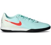 Nike - Zapatilla de fútbol sala Phantom GX II Academy IC, Unisex, Mint-Atomic Red-Off Noir, 9,5 USA