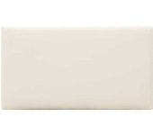 Decowood Cabecero tapizado en color blanco 135x80cm