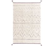 Lorena Canals Alfombra lavable de algodón blanco 120x160