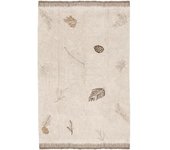 Lorena Canals Alfombra lavable de algodón marron 140x200