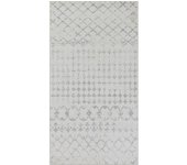 Livabliss Alfombra bereber étnico blanco/gris 80x150