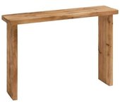 Decowood Consola rústica de madera de pino 120x80cm