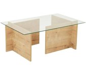 Dmora Mesa de café efecto madera roble 105x65  cm