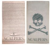 Scalpers Set de 2 toallas de algodón beige 90x180cm