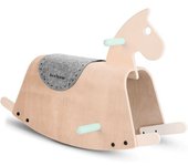 Beeloom Balancín para niños de madera natural gris