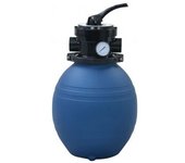 vidaXL Filtro De Arena Piscina Con Válvula De 4 Posiciones Azul 300 Mm