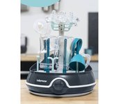 Esterilizador eléctrico BABYMOOV Turbo Vapor sin BPA azul medio liso