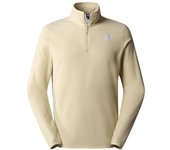 Chaqueta de montaña the north face 100 glacier 1/4 zip beige homb