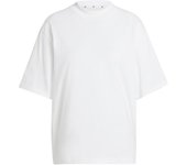 Camiseta adidas essentials contemporary logo boyfriend mujer blan