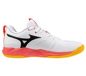Zapatillas de voleibol mizuno wave momentum pro blanco/coral/citr