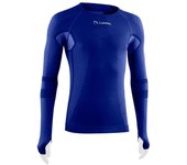 Camiseta de running lurbel cristallo long sleeves hombre azul roy