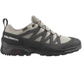 Zapatillas de montaña salomon x ward leather gore-tex marrón homb