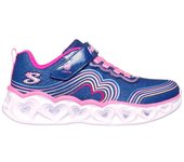 Zapatillas skechers heart lights - retro niña navy sparkle / mult