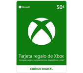 Tarjeta Prepago 50€ Xbox