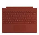 Microsoft Type Cover Signature Rojo Amapola Funda con Teclado para Surface Pro