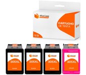 Pccom Essential HP 305XL Cartucho Tinta Compatible Negro/Tricolor Pack 3+1