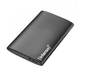 Disco Duro Intenso 2TB SSD 1.8" 0.5Gbit/s USB 3.2 Gen1 Negro Aluminio + Pantalla