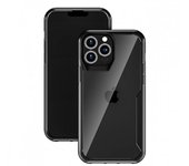 Muvit for Change Funda Shockproof 2m Transparente/Negra para iPhone 13 Pro Max