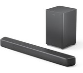 Philips TAB5309 Barra de sonido con Subwoofer Inalámbrico Dolby Digital Plus DTS Virtual:X Bluetooth Negro