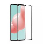 Muvit for Change Cristal Templado Plano Marco Negro para Samsung Galaxy A42 5G
