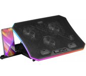 Mars Gaming MNBC6 Base Refrigeradora RGB para Portátiles hasta 19'' + Stand XL