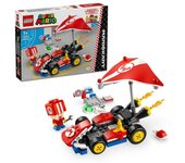 Lego Super Mario Kart: Coche Estándar y Figura de Toad para Niños de 7+ Años