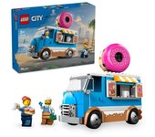 Lego City Camión de Dónuts, Food Truck con Minifiguras para Niños de 5+ Años