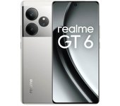 Smartphone realme GT 6 8GB 256GB 5G Snapdragon 8s Gen 3 Plata Fluid Silver