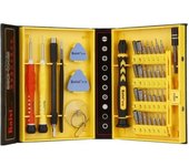 Kit de destornilladores de reparación de caja de herramientas, 38 piezas en 1, juego de precisión para solucionar problemas de consola de teléfono, computadora y teléfono inteligente