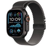 Apple Watch Ultra 2 GPS + Cellular 49mm Caja Negra Titanio con Correa Milanese Loop Titanio S Negra