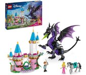 Lego Disney Forma de Dragón de Maléfica Y Castillo de Aurora