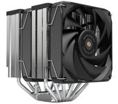 Mars Gaming MCPU-XU6 Disipador CPU Doble Torre TDP 350W 2x Ventiladores FDB 6 Heatpipes HCT Negro