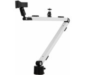 Streamplify MOUNT ARM Soporte para Montaje en Escritorio de Micrófono/Smartphone/Ring Lamp Blanco