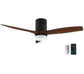 Cecotec EnergySilence Aero 5600 Black Aqua Connected Ventilador de Techo con Luz 40W Negro/Marrón