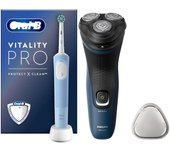 Philips S1151/00 Serie 1000 Afeitadora Eléctrica + Oral-B Vitality Pro Cepillo de Dientes Eléctrico